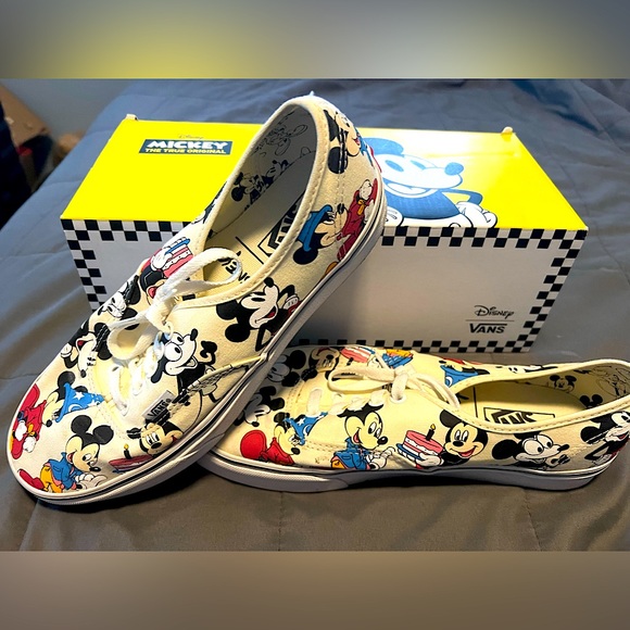 Disney Shoes Rare Vans X Disney Mickeys 9th Anniversary Sneakers Poshmark